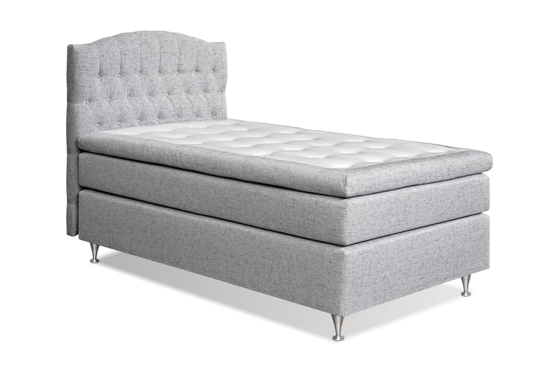 Belda Sengepakke 120x200 Fast - Lysegrå - Møbler - Senger - Komplett sengepakke