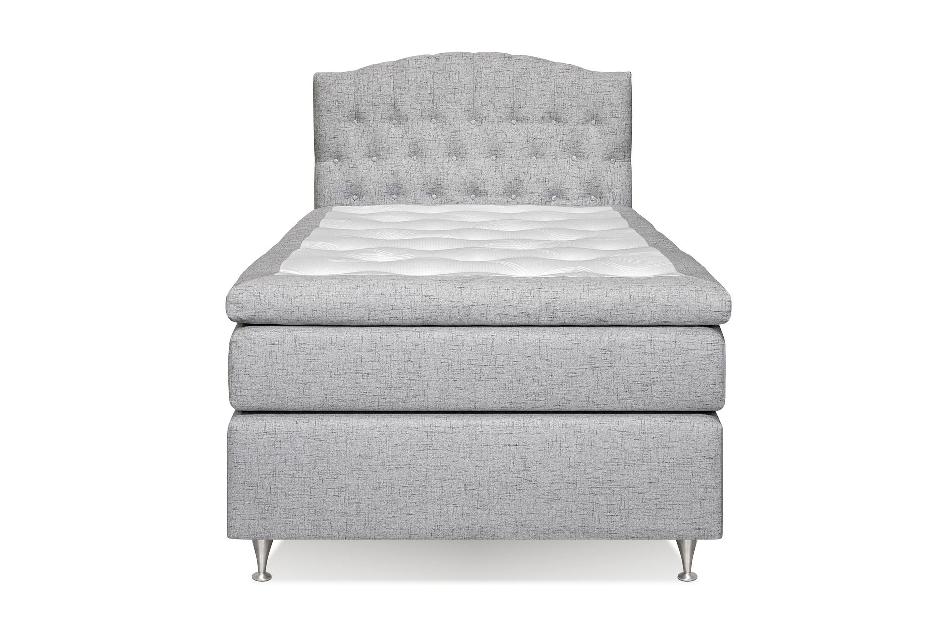 Belda Sengepakke 120x200 Medium - Lysegrå - Møbler - Senger - Komplett sengepakke
