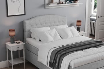 Belda Sengepakke 120x200 Medium - Lysegrå - Møbler - Senger - Komplett sengepakke