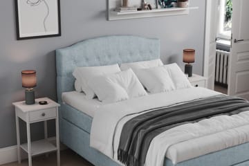 Belda Sengepakke 140x200 Fast - Lyseblå - Møbler - Senger - Komplett sengepakke