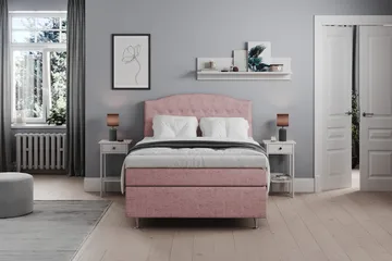 Belda Sengepakke 140x200 Fast - Rosa - Møbler - Senger - Kontinentalsenger