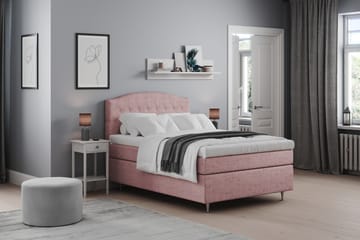 Belda Sengepakke 140x200 Fast - Rosa - Møbler - Senger - Komplett sengepakke
