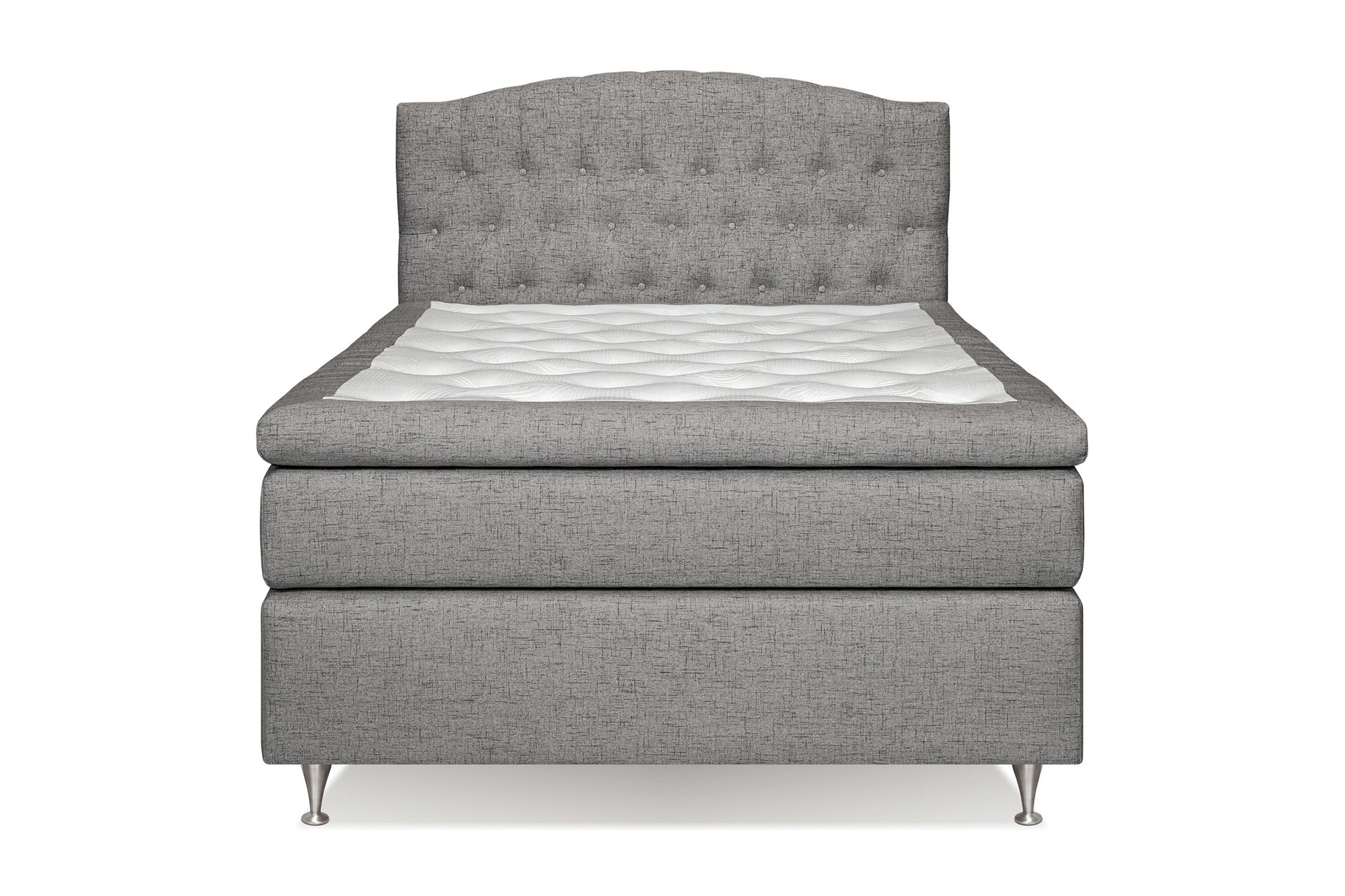 Belda Sengepakke 140x200 Medium - Grå - Møbler - Senger - Komplett sengepakke