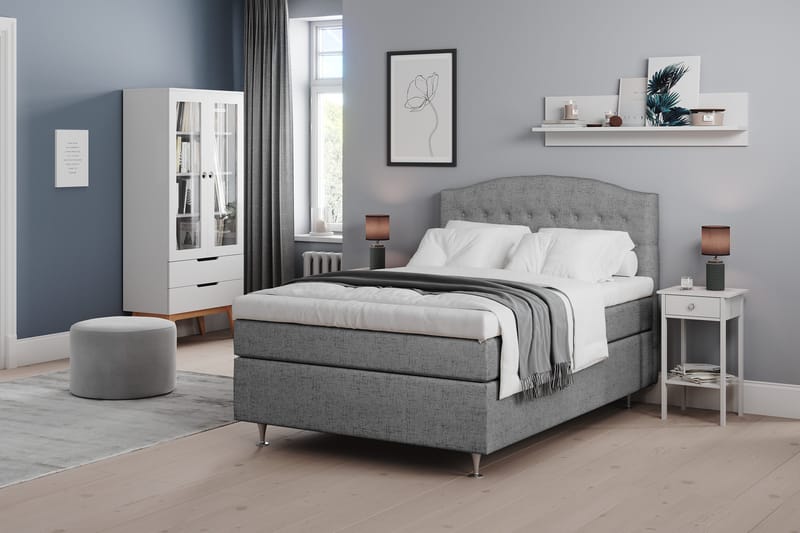 Belda Sengepakke 140x200 Medium - Grå - Møbler - Senger - Kontinentalsenger