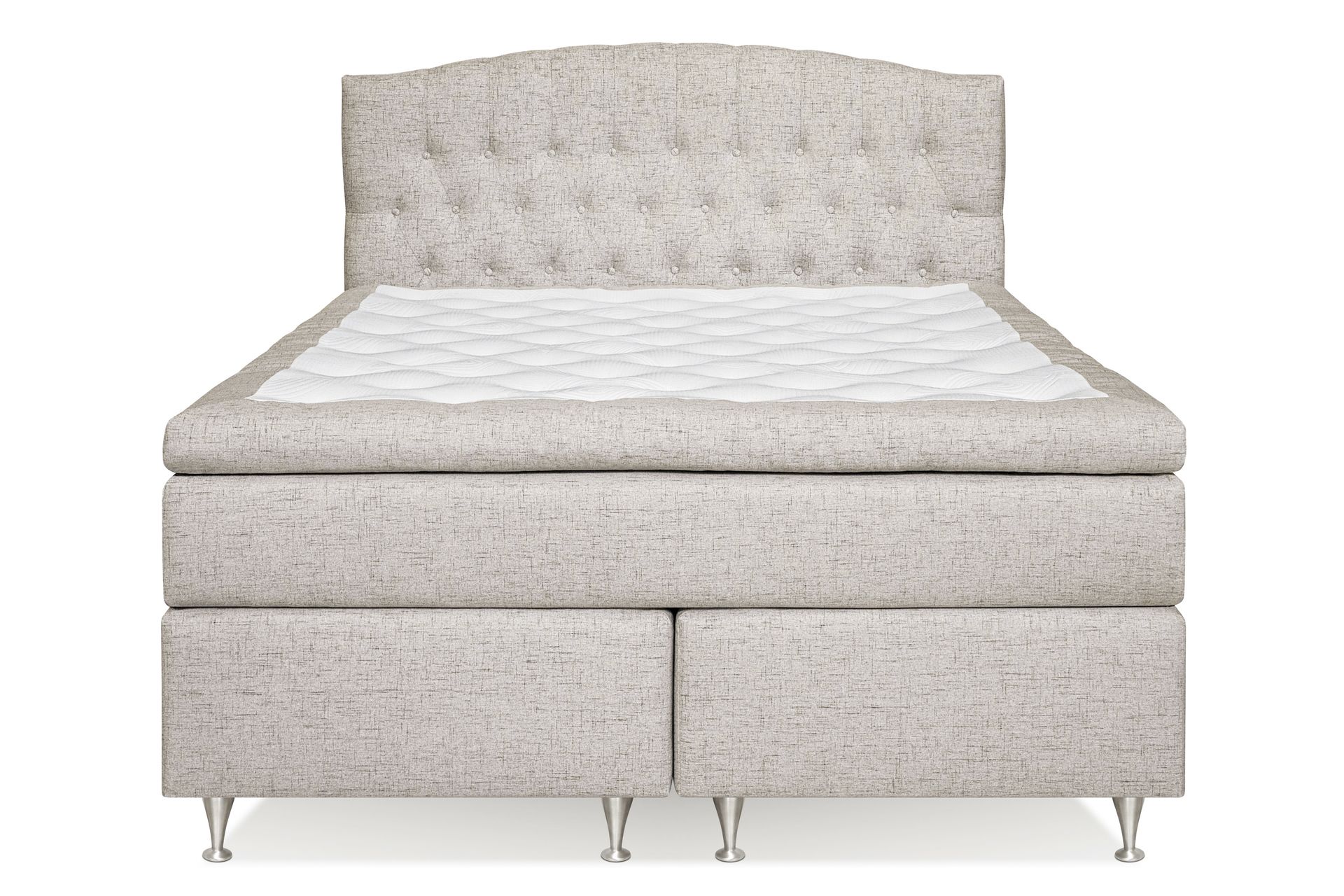 Belda Sengepakke 160x200 Fast - Beige - Møbler - Senger - Komplett sengepakke