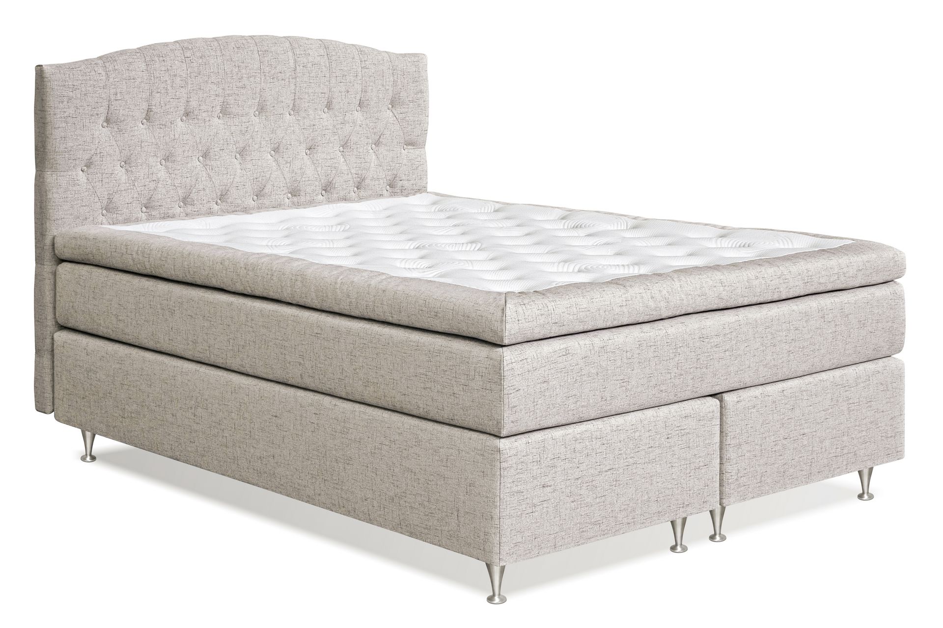 Belda Sengepakke 160x200 Fast - Beige - Møbler - Senger - Komplett sengepakke