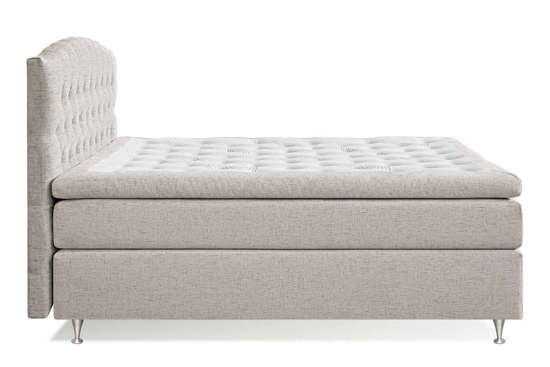 Belda Sengepakke 160x200 Fast - Beige - Møbler - Senger - Komplett sengepakke
