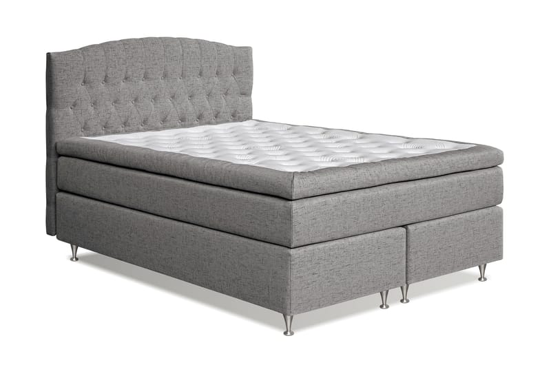 Belda Sengepakke 160x200 Fast - Grå - Møbler - Senger - Komplett sengepakke