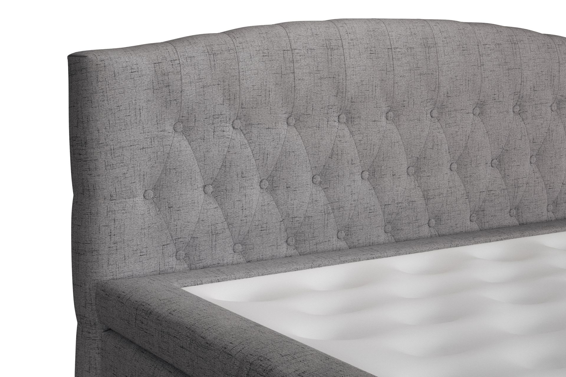 Belda Sengepakke 160x200 Fast - Grå - Møbler - Senger - Komplett sengepakke