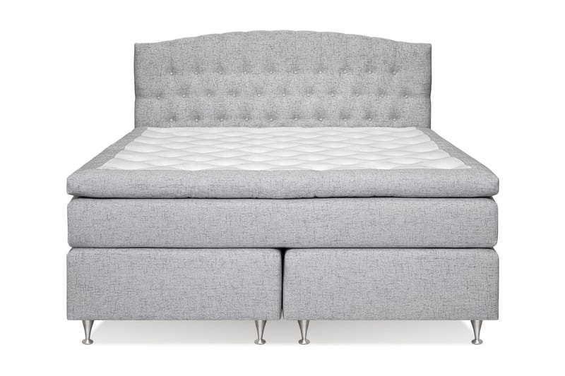 Belda Sengepakke 160x200 Fast - Lysegrå - Møbler - Senger - Komplett sengepakke