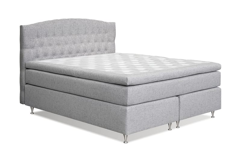 Belda Sengepakke 160x200 Fast - Lysegrå - Møbler - Senger - Komplett sengepakke