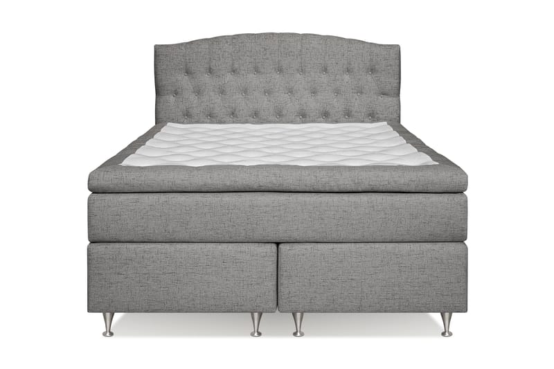 Belda Sengepakke 160x200 Fast/Medium - Grå - Møbler - Senger - Komplett sengepakke