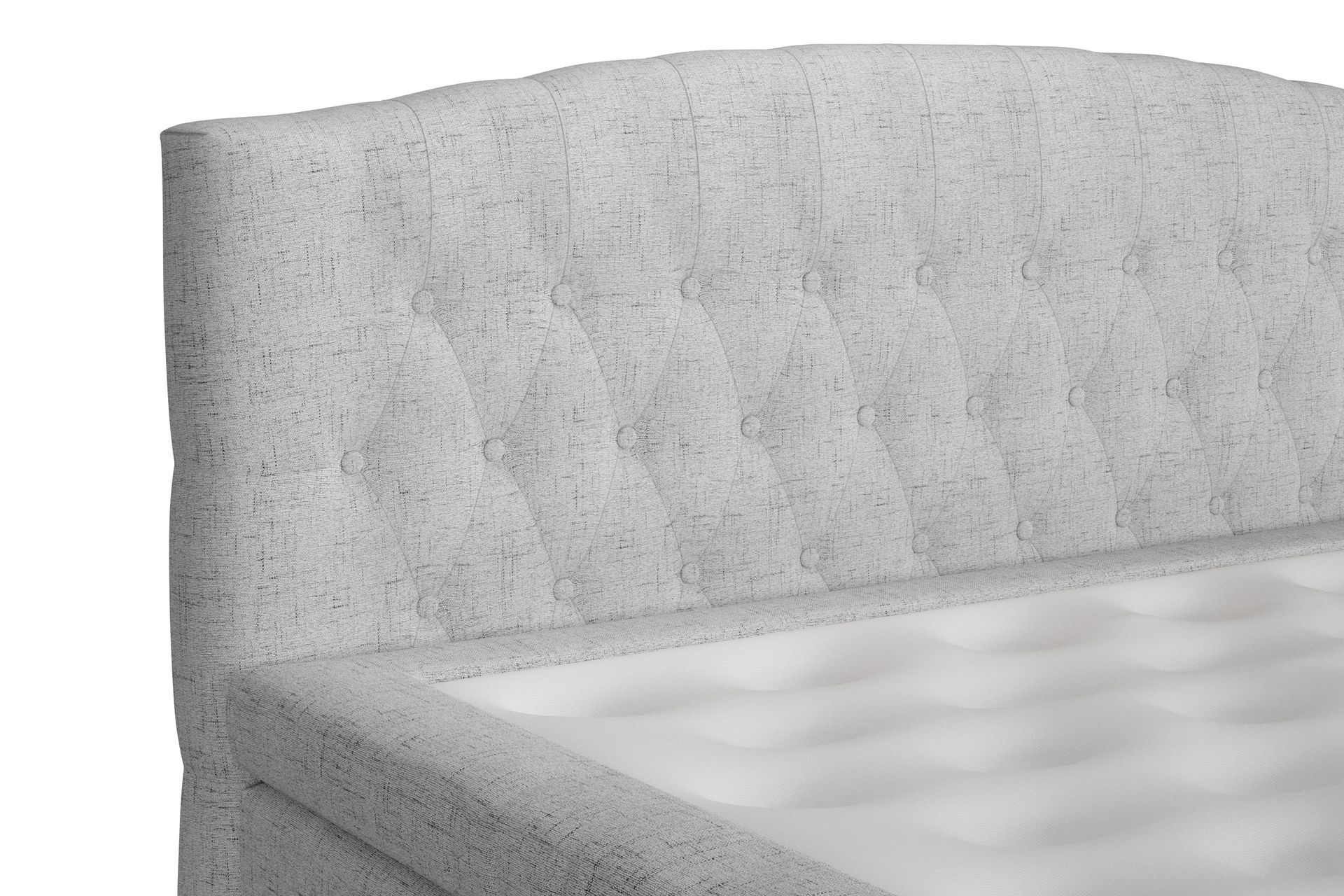 Belda Sengepakke 160x200 Fast/Medium - Lysegrå - Møbler - Senger - Komplett sengepakke