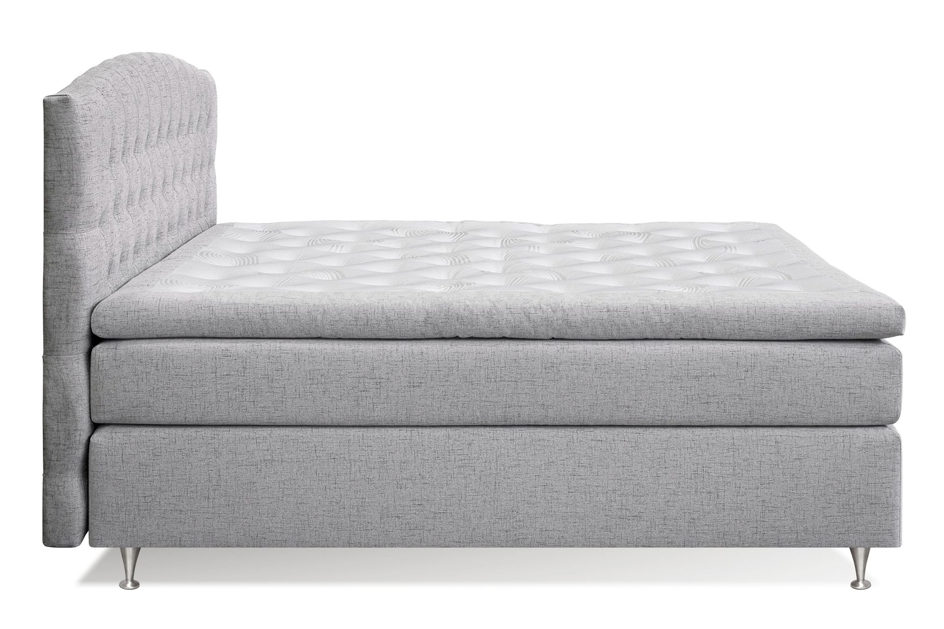 Belda Sengepakke 160x200 Fast/Medium - Lysegrå - Møbler - Senger - Komplett sengepakke
