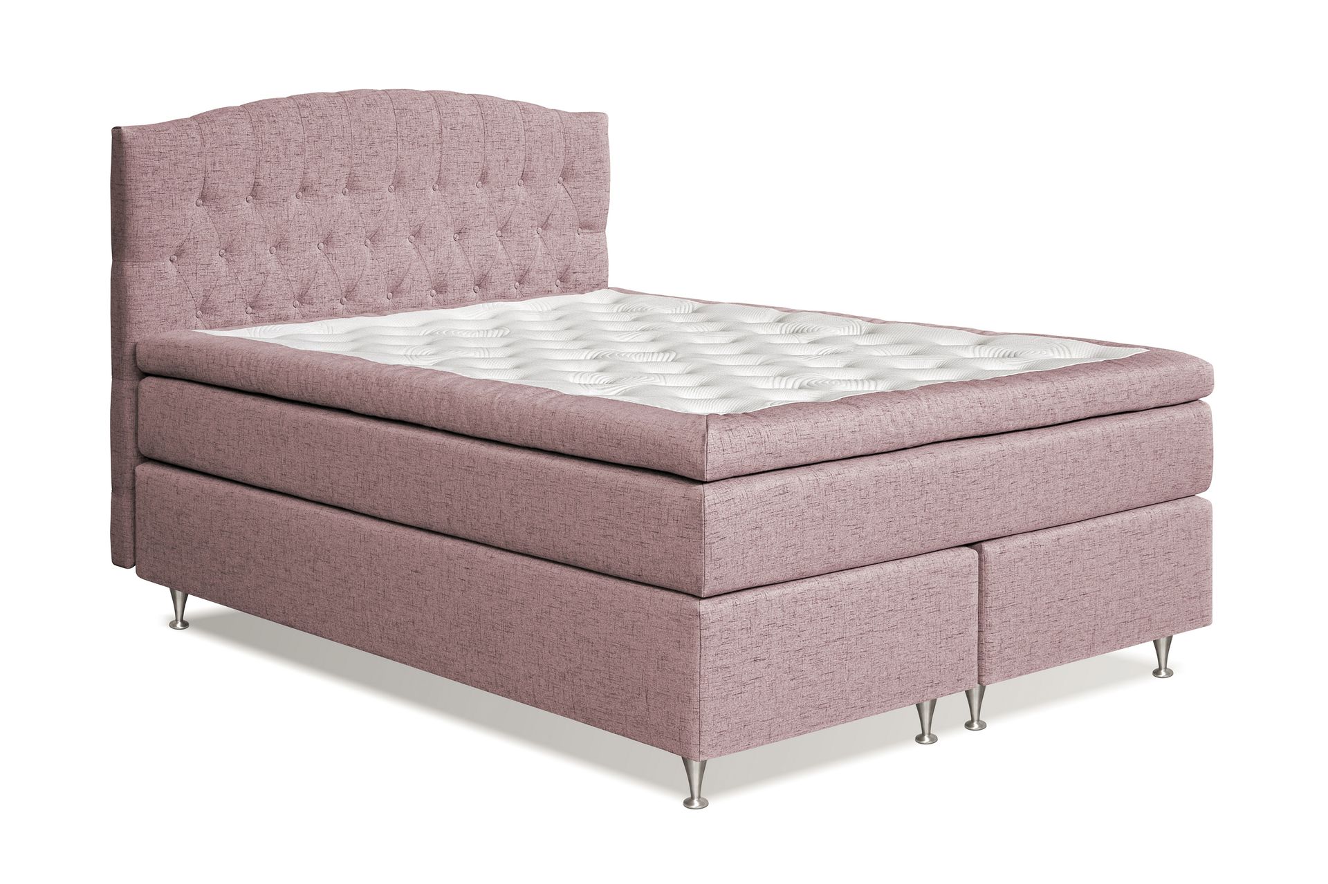 Belda Sengepakke 160x200 Fast/Medium - Rosa - Møbler - Senger - Komplett sengepakke
