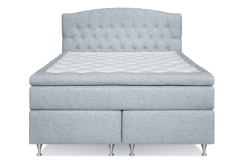 Belda Sengepakke 160x200 Medium - Lyseblå - Komplett sengepakke - Kontinentalsenger - Dobbeltsenger