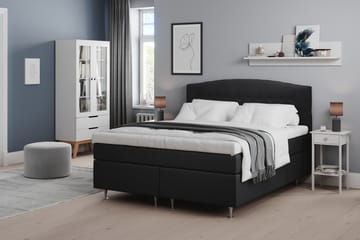 Belda Sengepakke 160x200 Medium - Svart - Møbler - Senger - Komplett sengepakke