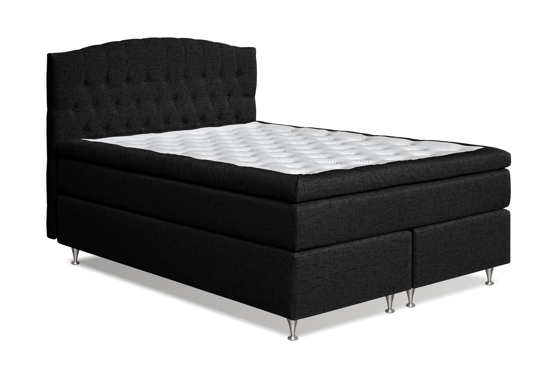 Belda Sengepakke 160x200 Medium - Svart - Møbler - Senger - Komplett sengepakke