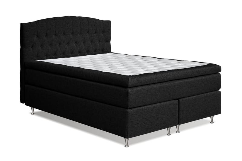 Belda Sengepakke 160x200 Medium - Svart - Møbler - Senger - Komplett sengepakke