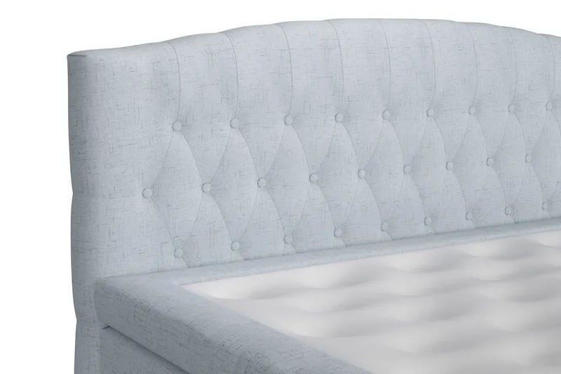 Belda Sengepakke 180x200 Fast/Medium - Lyseblå - Møbler - Senger - Kontinentalsenger