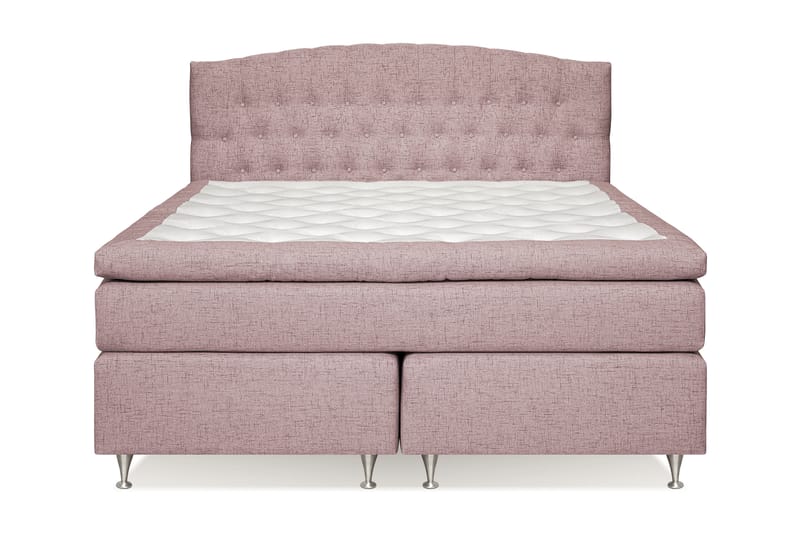 Belda Sengepakke 180x200 Fast/Medium - Rosa - Komplett sengepakke - Kontinentalsenger - Dobbeltsenger