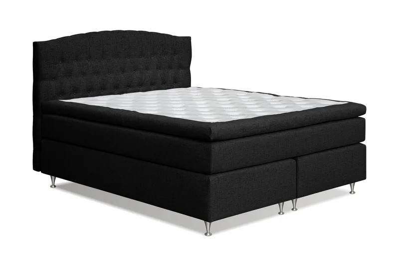 Belda Sengepakke 180x200 Fast/Medium - Svart - Møbler - Senger - Kontinentalsenger