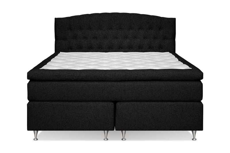 Belda Sengepakke 180x200 Fast/Medium - Svart - Møbler - Senger - Komplett sengepakke