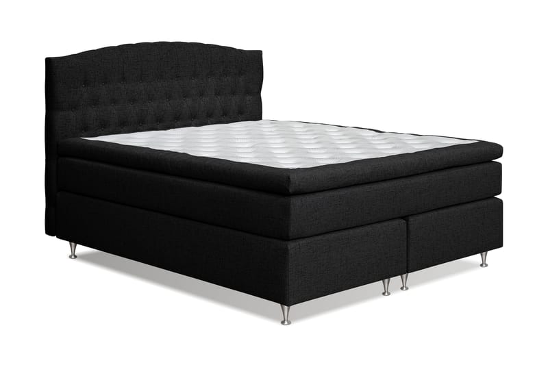 Belda Sengepakke 180x200 Fast/Medium - Svart - Møbler - Senger - Komplett sengepakke