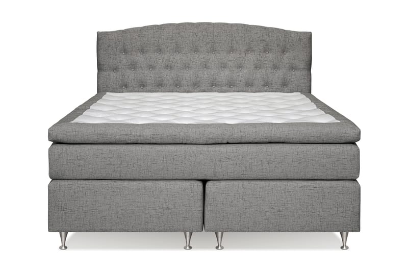 Belda Sengepakke 180x200 Medium - Grå - Møbler - Senger - Komplett sengepakke