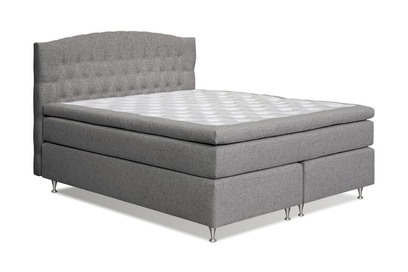 Belda Sengepakke 180x200 Medium - Grå - Møbler - Senger - Komplett sengepakke