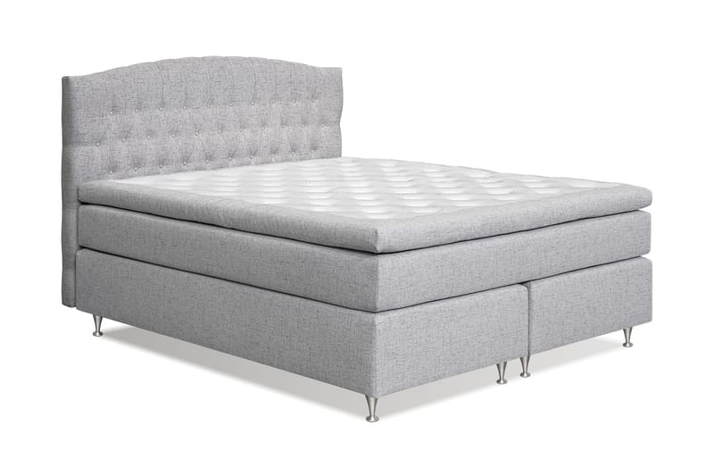 Belda Sengepakke 180x200 Medium - Lysegrå - Møbler - Senger - Komplett sengepakke