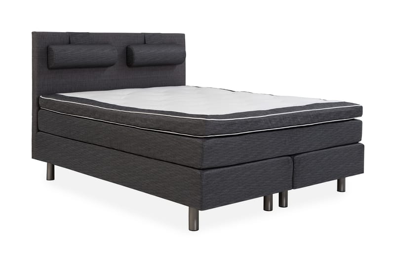 Belinda Komplett Sengepakke 180x200 cm - Mørkegrå - Dobbeltsenger - Komplett sengepakke - Kontinentalsenger
