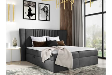 Boisdale Kontinentalseng 120x200 cm - Mørkegrå - Møbler - Senger - Kontinentalsenger