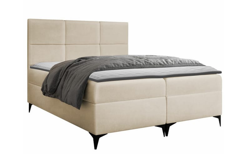 Boisdale Kontinentalseng 160x200 cm - Beige - Møbler - Senger - Kontinentalsenger