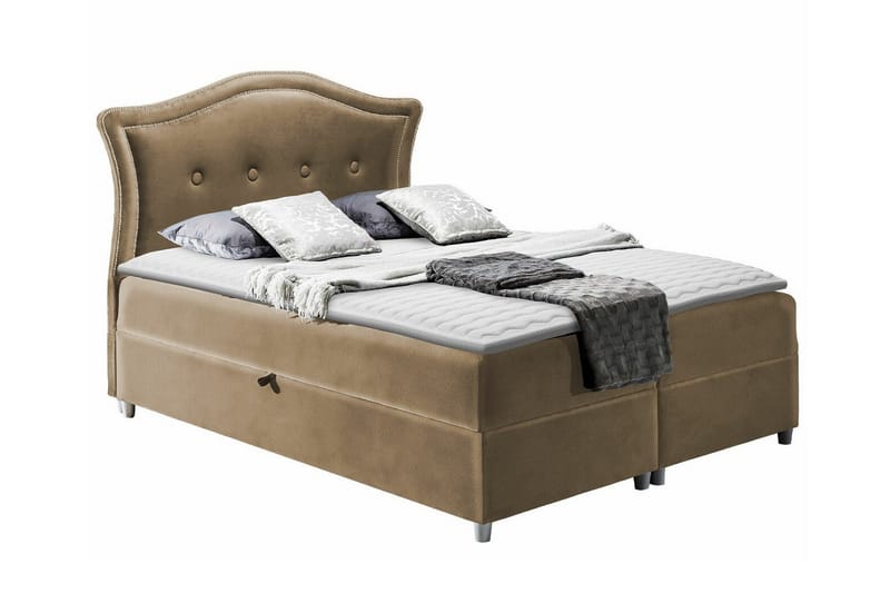 Boisdale Kontinentalseng 180x200 cm - Brun/Beige - Møbler - Senger - Kontinentalsenger