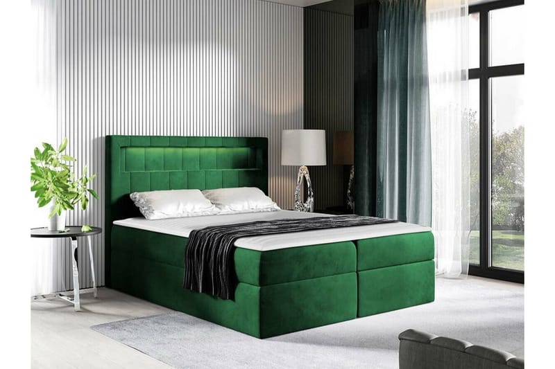 Boisdale Kontinentalseng 180x200 cm - Grøn - Møbler - Senger - Kontinentalsenger