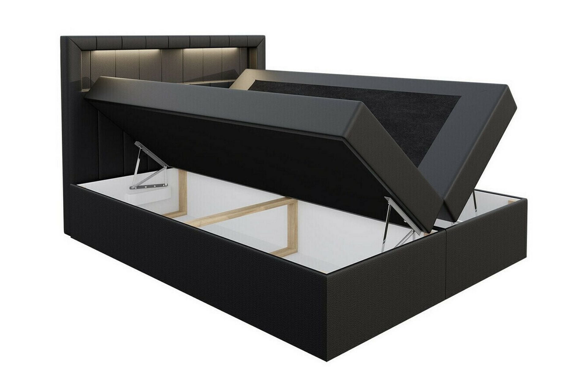 Boisdale Kontinentalseng 180x200 cm - Lysegrå - Møbler - Senger - Kontinentalsenger
