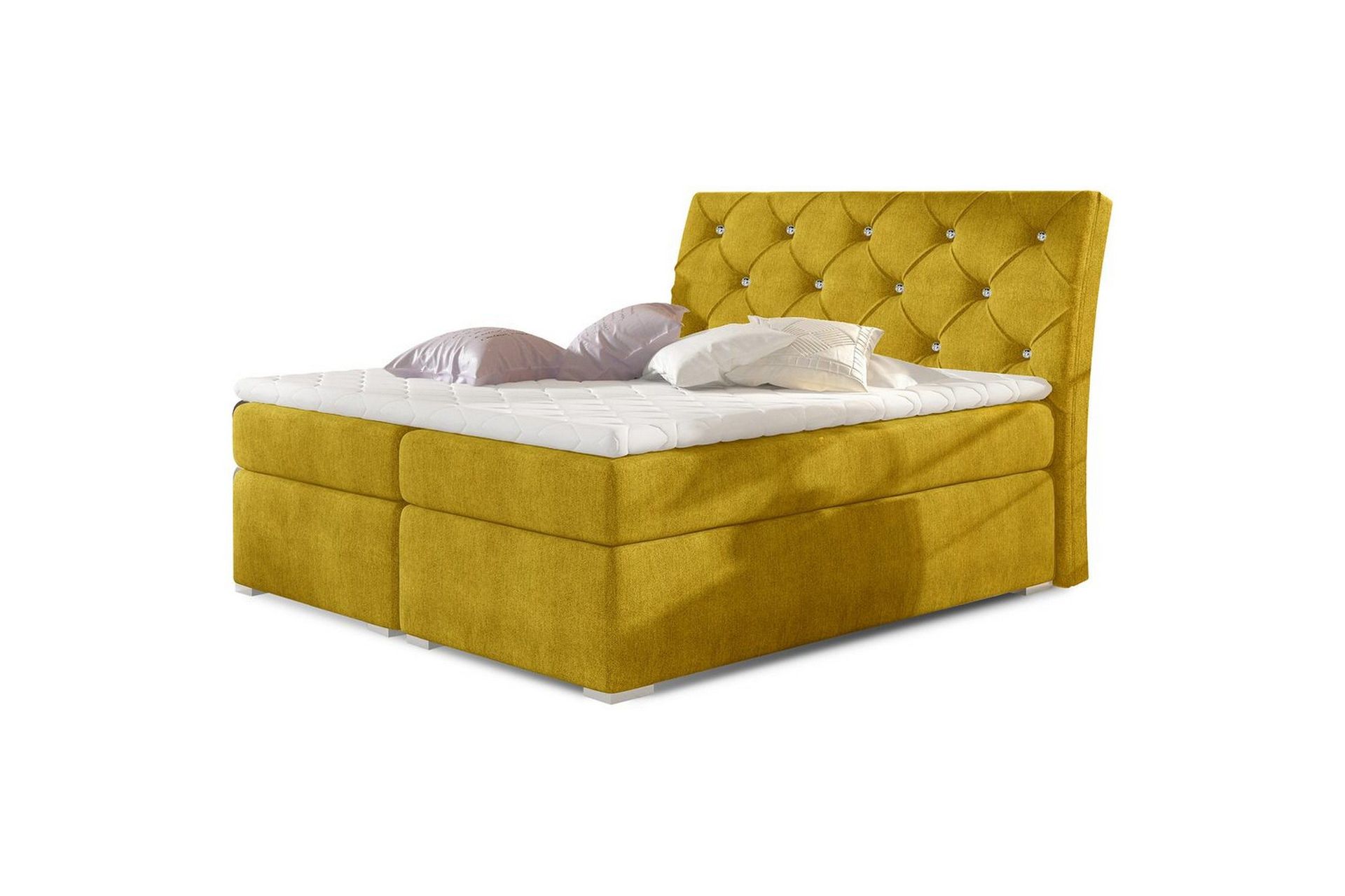 Box Spring Eltap Balvin - 180x200 cm, Omega 68, Gul