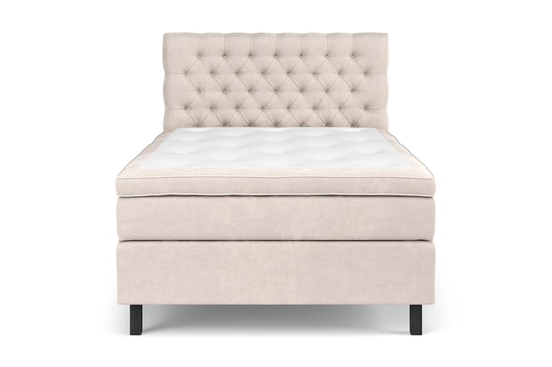 Celine Kontinentalseng 120x200 cm - Beige/Fløyel - Møbler - Senger - Kontinentalsenger