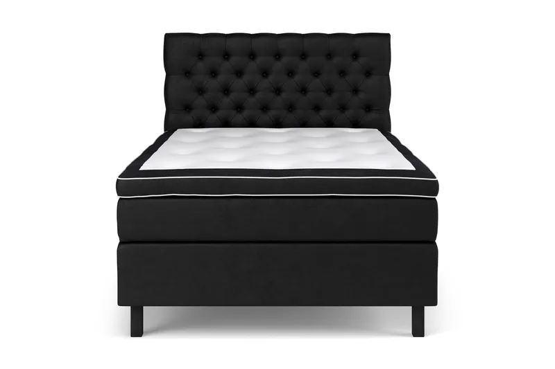 Celine Kontinentalseng 120x200 cm, Svart/Fløyel