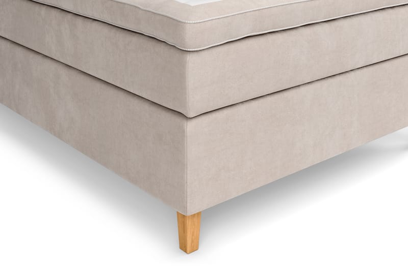 Celine Kontinentalseng 140x200 cm - Beige/Fløyel - Møbler - Senger - Kontinentalsenger