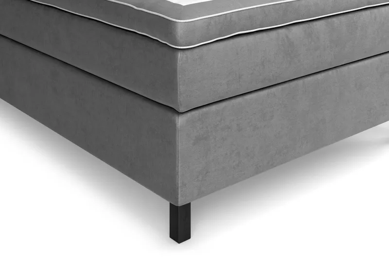 Celine Kontinentalseng 140x200 cm - Grå/Fløyel - Møbler - Senger - Kontinentalsenger