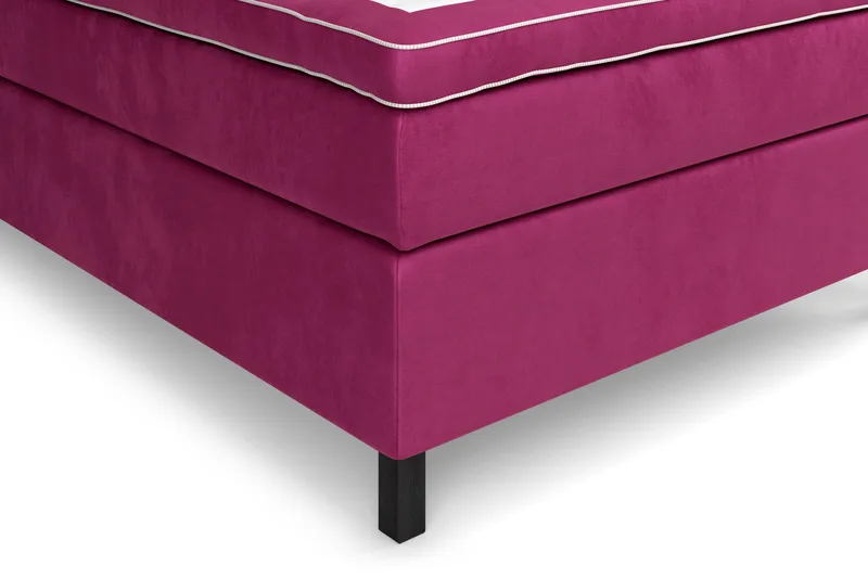 Celine Kontinentalseng 140x200 cm - Rosa/Fløyel - Møbler - Senger - Kontinentalsenger