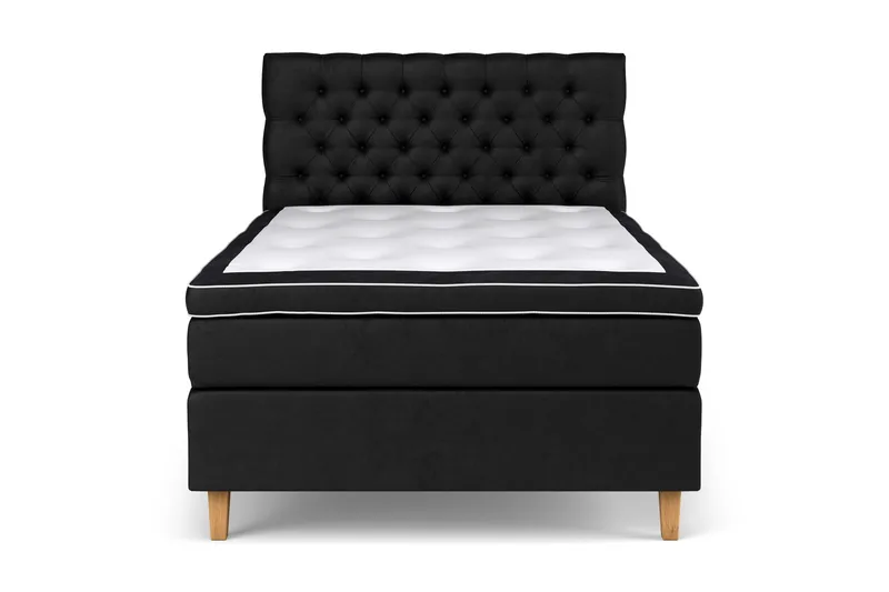 Celine Kontinentalseng 140x200 cm - Svart/Fløyel - Møbler - Senger - Kontinentalsenger