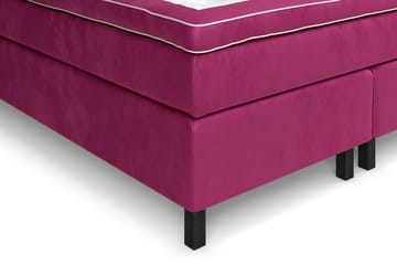 Celine Kontinentalseng 160x200 cm - Rosa/Fløyel - Møbler - Senger - Kontinentalsenger