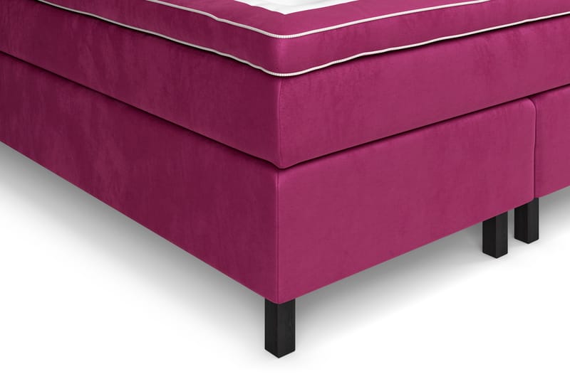 Celine Kontinentalseng 180x200 cm - Rosa/Fløyel - Møbler - Senger - Komplett sengepakke