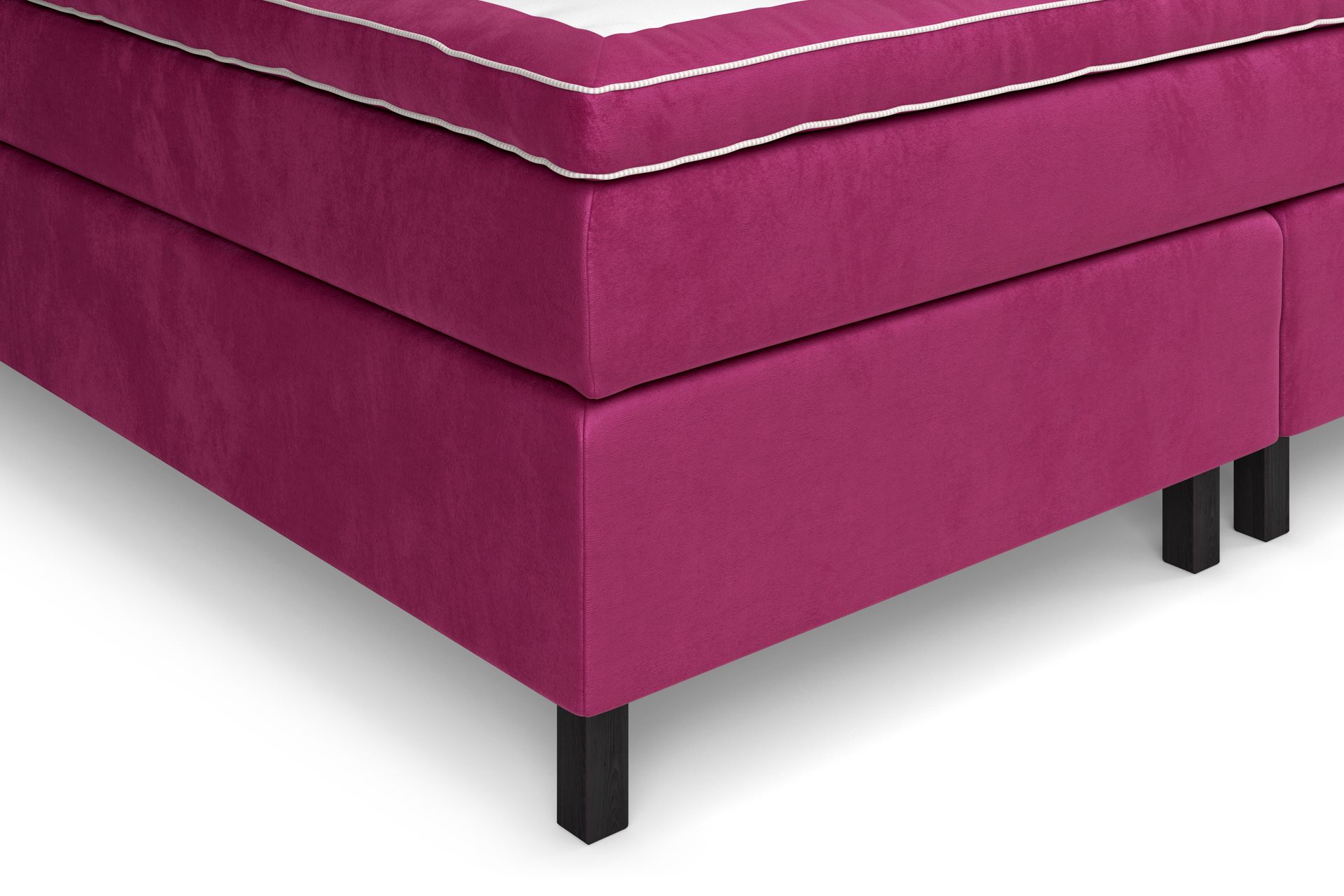 Celine Kontinentalseng 210x210 cm - Rosa/Fløyel - Møbler - Senger - Kontinentalsenger