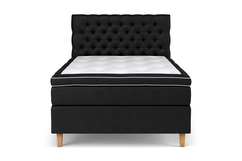 Celine Sengepakke 120x200 cm - Svart/Fløyel - Møbler - Senger - Kontinentalsenger