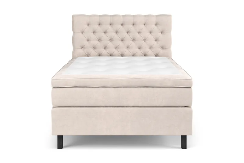 Celine Sengepakke 140x200 cm - Beige/Fløyel - Møbler - Senger - Kontinentalsenger