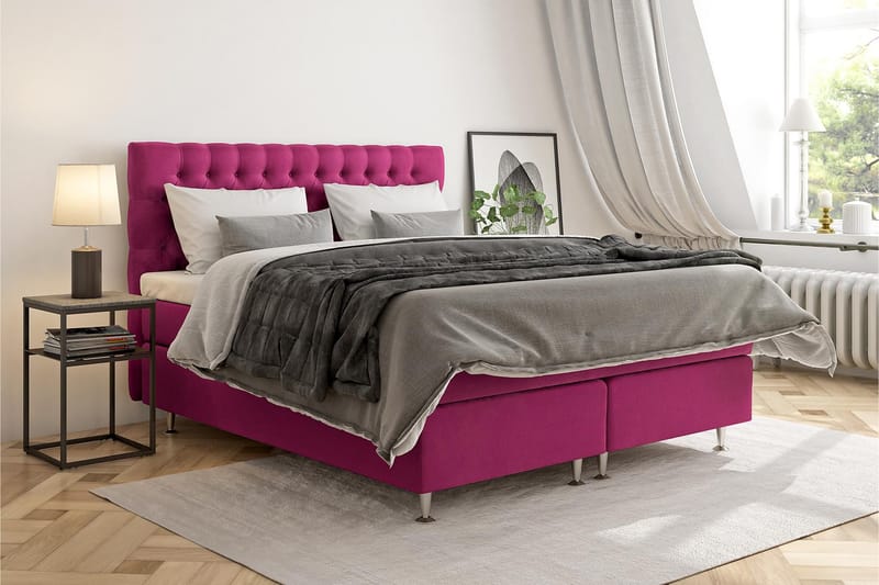 Celine Sengepakke 180x200 cm - Rosa - Møbler - Senger - Kontinentalsenger